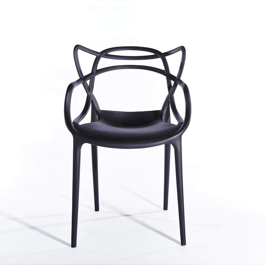 Niches Inspired Master Indoor / Outdoor Dining Chair - Black
