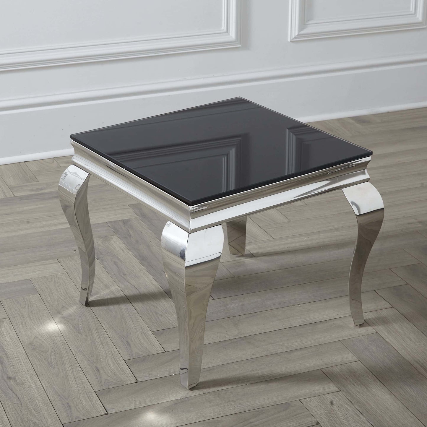 NICHES Louis Black Lamp / End Table