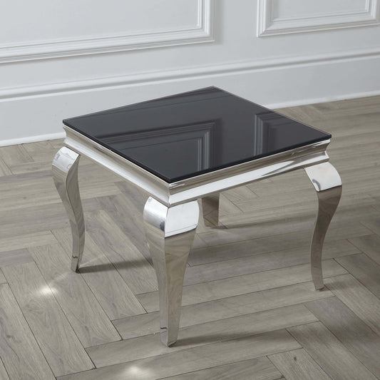 NICHES Louis Black Lamp / End Table