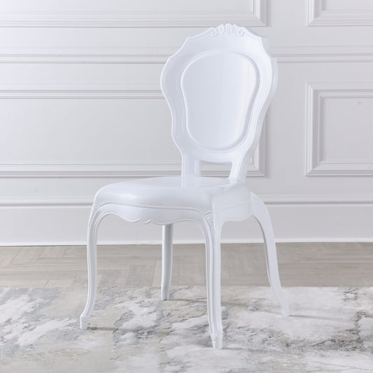 White V2 Dining Side Chair