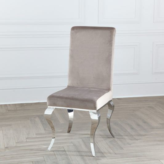 Louis Dining Chairs Cream Oyster