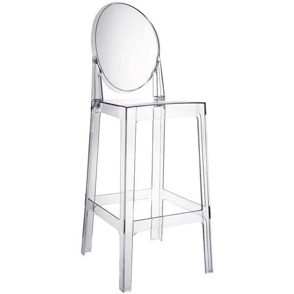 Ghost Victoria Clear Breakfast Bar Stool