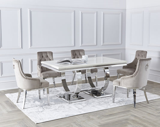 Niches Cream Arianna Style Dining Table 1.6m / 1.8m