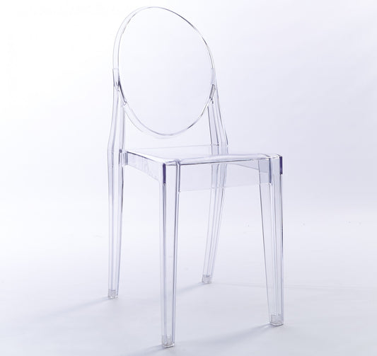 Ghost Victoria Clear Side Dining Chair