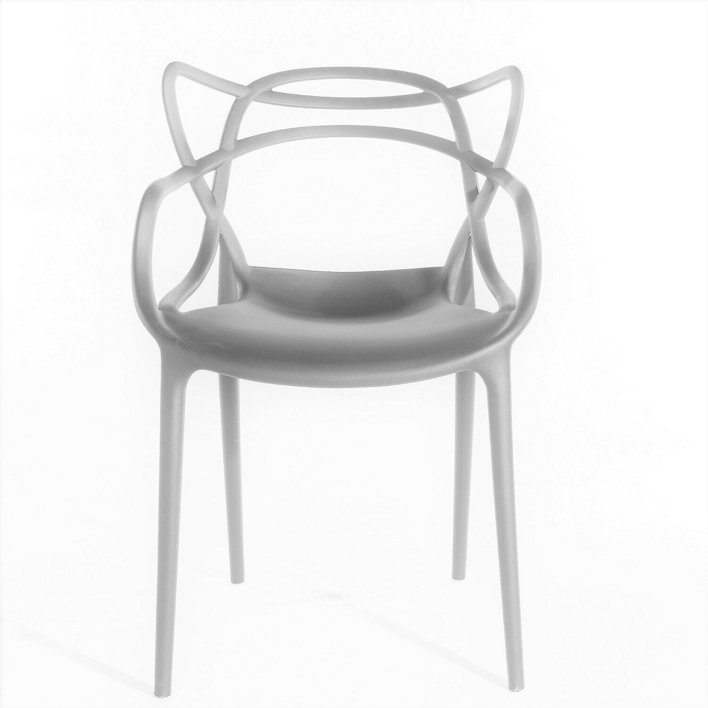 Niches Inspired Master Indoor / Outdoor Dining Chair - Grey