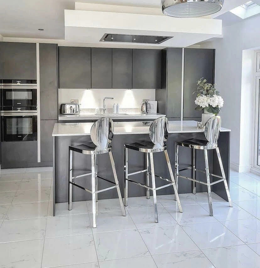 Kardashian Chrome 65cm Breakfast Bar Stool