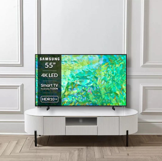 White Wide 150cm TV Stand Entertainment Unit Up to 67" with Marble Top & Storage