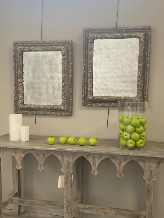 Merton Mirror 76x64cm Worn Weathered Sepia - Timothy Oulton RRP:£495