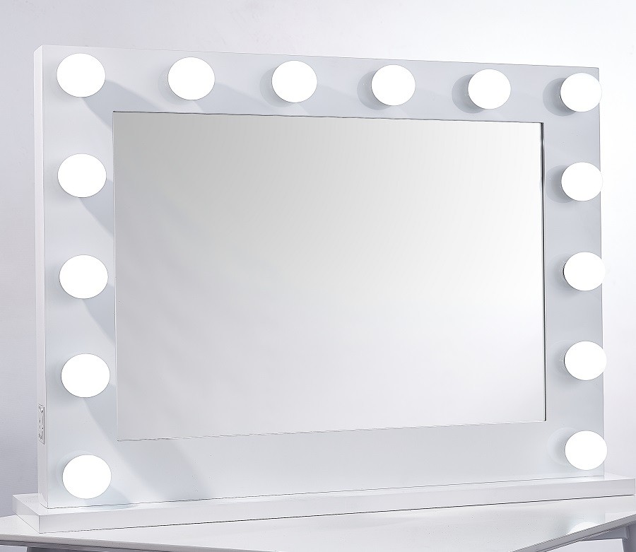 Professional Hollywood Makeup White, Professional Vanity Mirror